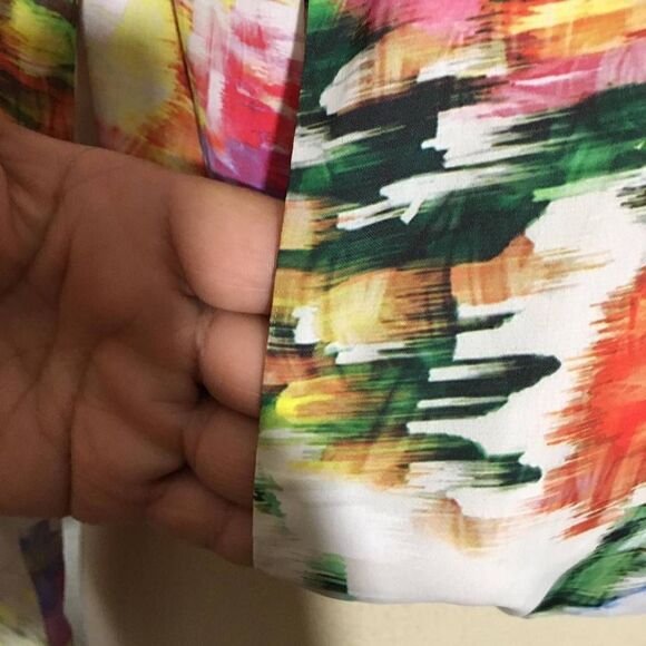 H&M Floral Print Bomber Lightweight Jacket Size 6 - Picture 8 of 8